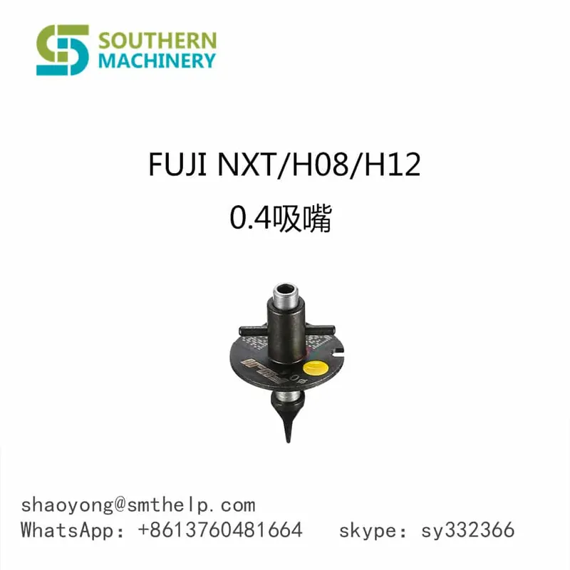 Fuji Nxt H08 H12 0,4 Düse. Fuji Nxt Düsen für Köpfe H01, H04, H04S, H08/H12, H08M und H24 – Smart Ems Factory Partner