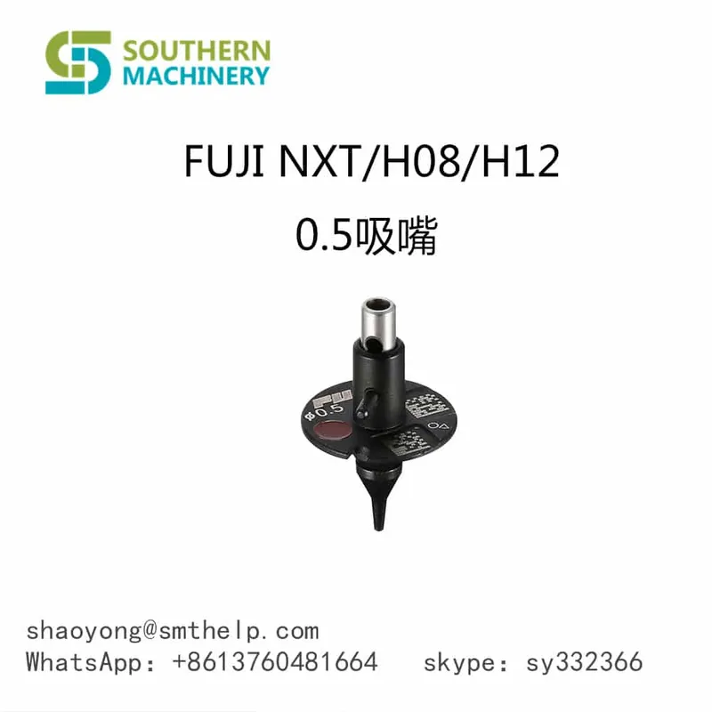 Fuji Nxt H08 H12 0,5 Düse. Fuji Nxt Düsen für Köpfe H01, H04, H04S, H08/H12, H08M und H24 – Smart Ems Factory Partner