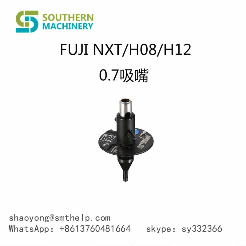Fuji Nxt H08 H12 0,7 Düse. Fuji Nxt Düsen für Köpfe H01, H04, H04S, H08/H12, H08M und H24 – Smart Ems Factory Partner