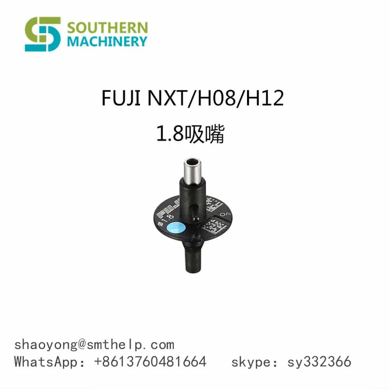 Fuji Nxt H08 H12 1,8 Düse. Fuji Nxt Düsen für Köpfe H01, H04, H04S, H08/H12, H08M und H24 – Smart Ems Factory Partner