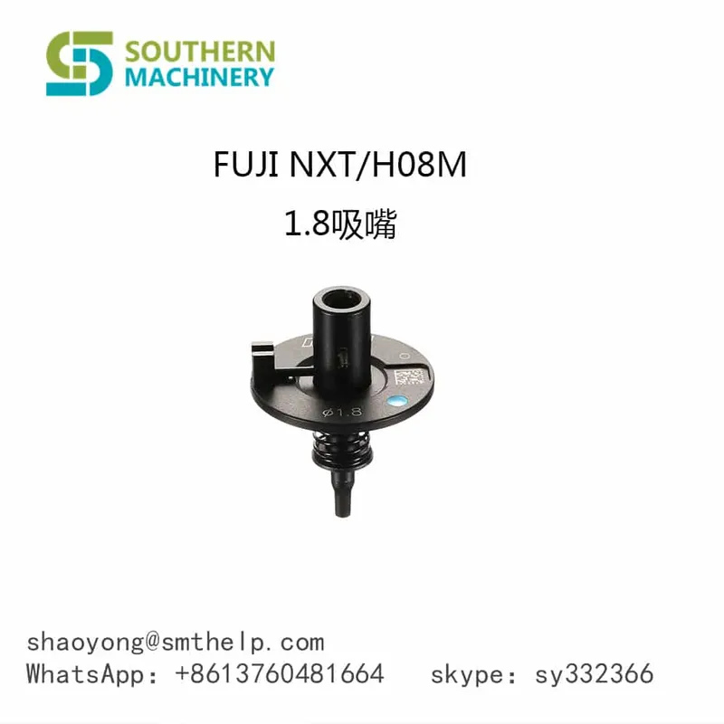 Fuji NXT H08M 1,8 Düse. Fuji NXT Düsen für Köpfe H01, H04, H04S, H08/H12, H08M und H24 – Smart Ems Factory Partner