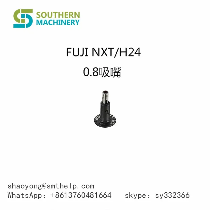 Fuji NXT H24 0,8 Düse. Fuji NXT Düsen für Köpfe H01, H04, H04S, H08/H12, H08M und H24 – Smart EMS Factory Partner