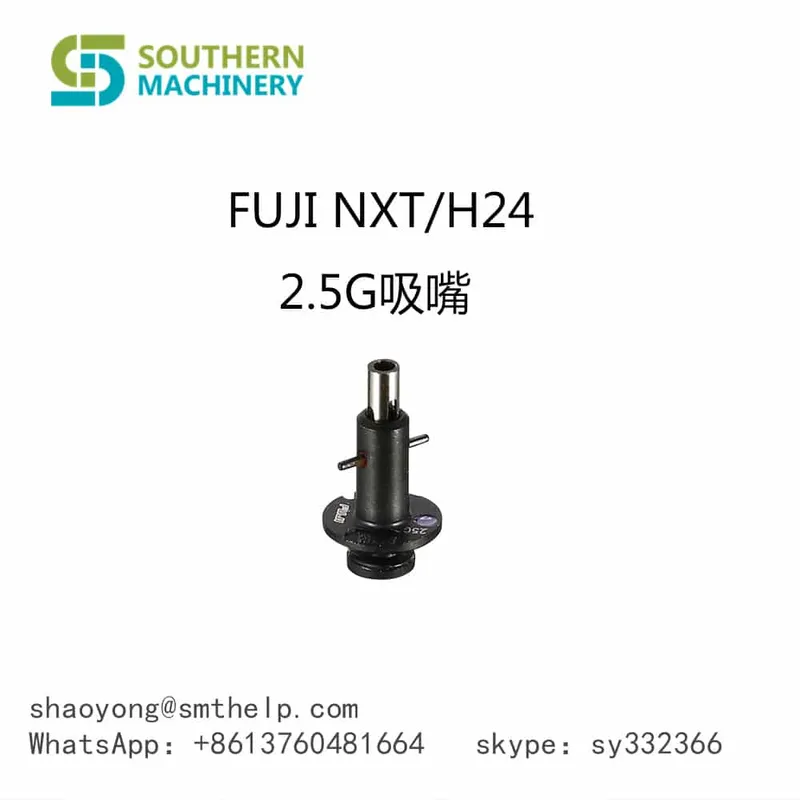 Fuji Nxt H24 2,5 Düse. Fuji Nxt Düsen für Köpfe H01, H04, H04S, H08/H12, H08M und H24 – Smart Ems Factory Partner