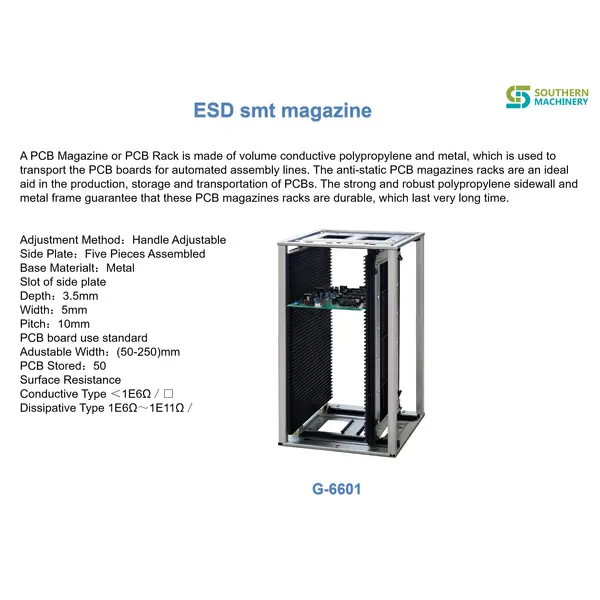 SMT PCB ESD Magazine Rack G6601 355×320×563 – Smart factory EMS