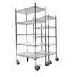 Muti- layer ESD Cart Shelf carbon steel wire shelf