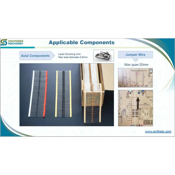 آلة الإدراج التلقائي المحورية s4000 - شريك المصنع الذكي EMS