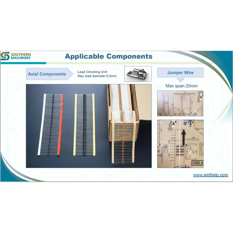 آلة الإدراج التلقائي المحورية s4000 - شريك المصنع الذكي EMS