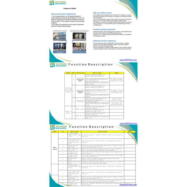 SIR7000B SMT Inelligent Reel Storage Torlley – Smart EMS factory partner