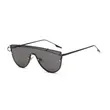 Brand One-Piece Metal Sunglasses
