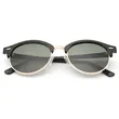 Browline Metal Sunglasses