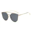 Gold Frame Cateye Sunglasses