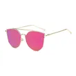 Gold Frame Cateye Sunglasses