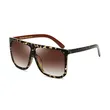 Large Flat Top Square Sunglasses