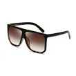 Large Flat Top Square Sunglasses
