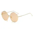 Ocean Color Lens Metal Sunglasses