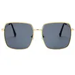 Promotion Square Metal Sunglasses