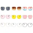 Promotion Square Metal Sunglasses