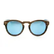 Round Walnut Wooden Sunglasses