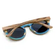 Round Walnut Wooden Sunglasses