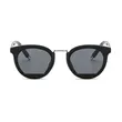 Transparent Frame Silver Lens Sunglasses