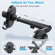 Universal Easy One Touch Car Holder for Windshield & Dashboard