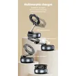 Soporte magnético para teléfono con ventosa al vacío, soporte magnético para teléfono con ventosa para automóvil, soporte magnético para teléfono celular de doble cara para todas las superficies lisas