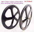 5 spokes carbon wheel for TT/ TRACK/ ROAD bike