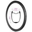 700C gravle bike carbon fiber rims with good price from china