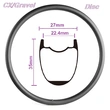 700C gravle bike carbon fiber rims with good price from china