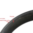 OE hub road bike rim brake carbon fiber clincher wheel set