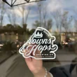 Custom Static Cling Stickers for Windows and Smooth Surfaces