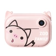 2.4 inch 1080P WiFi frog selfie video kids instant print camera