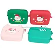 Pink waterproof dustproof silicone cat kids camera bag