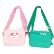 Green waterproof dustproof silicone Christmas kids camera bag