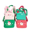 Green waterproof dustproof silicone Christmas kids camera bag