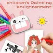 2.4 inch 4K 1080P WiFi rabbit video kids instant print camera