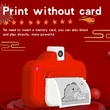 2.4 inch 4K 1080P WiFi 1200mAh video kids instant print camera