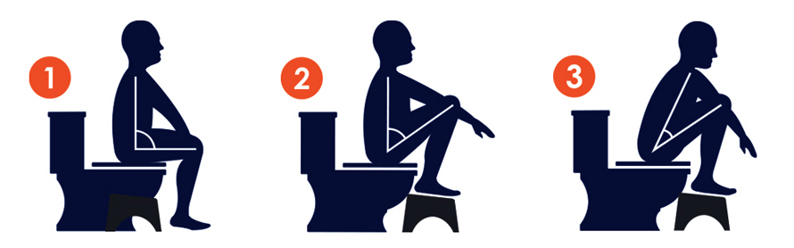 كرسي المرحاض الأكريلي يحسن صحة القولون