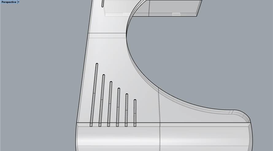 Ergonomisches Design des 7-Zoll-Toilettenhockers für Komfort