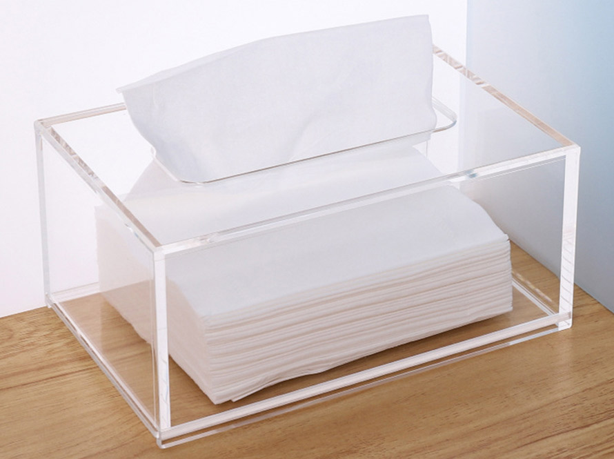 Clear Acrylic Tissue Box