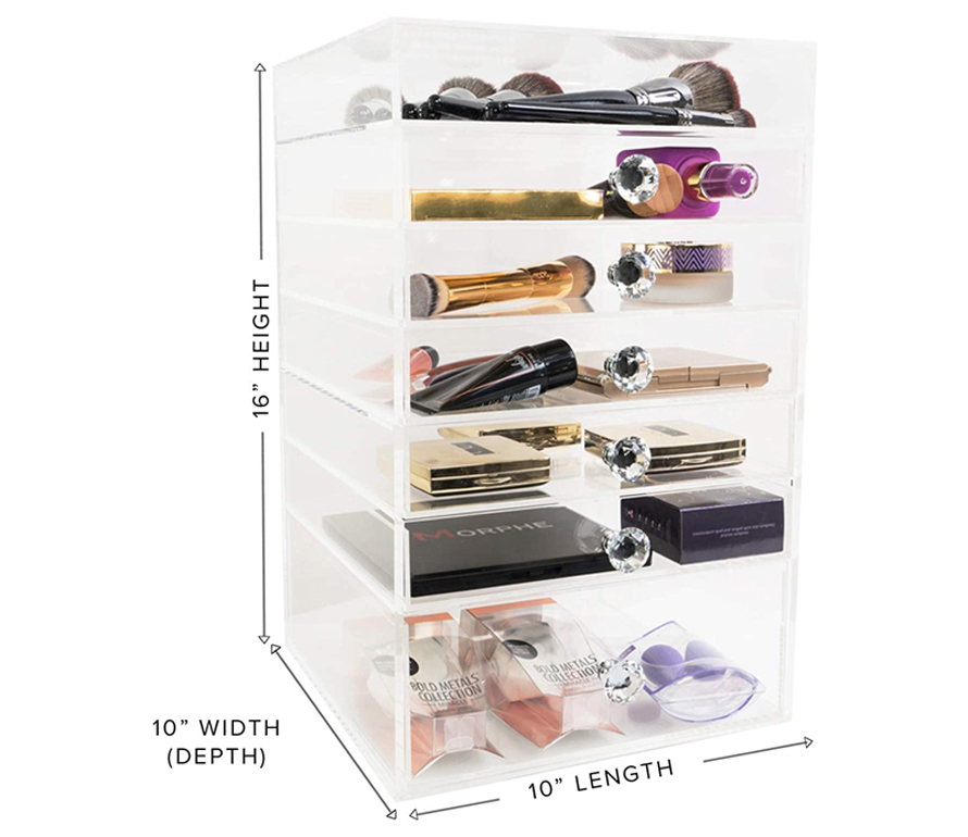acrylic organizer with drawer