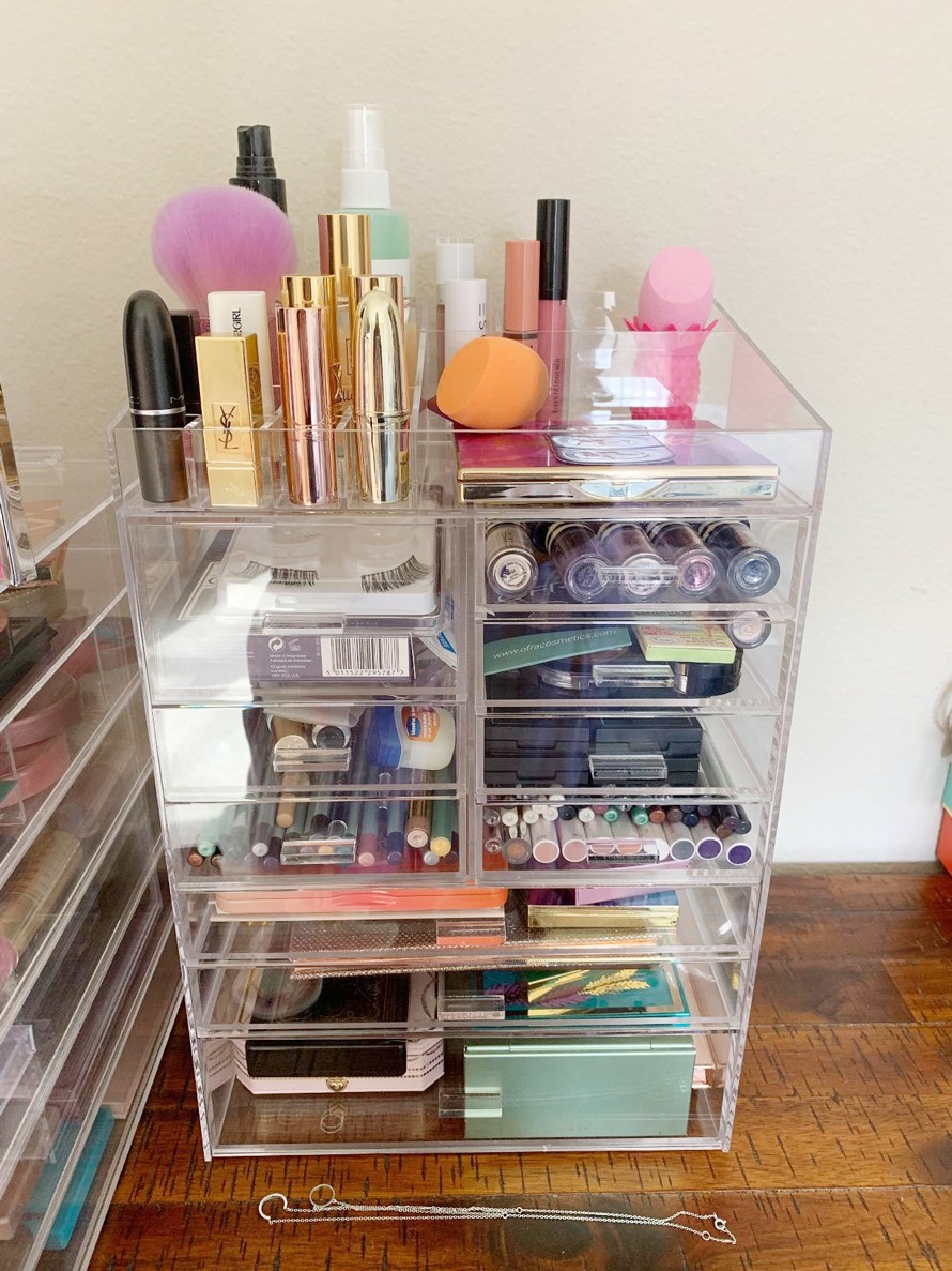 Large Acrylic Organizer Cosmetic Storage Boxes