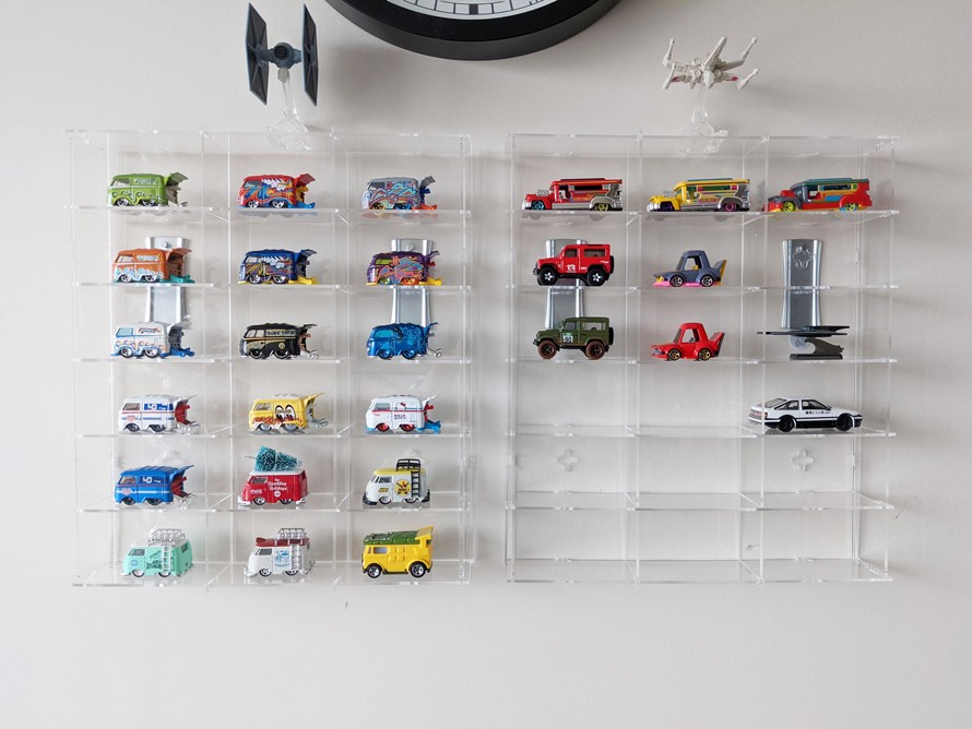 Wall Mounted Car Model Display Cabinet