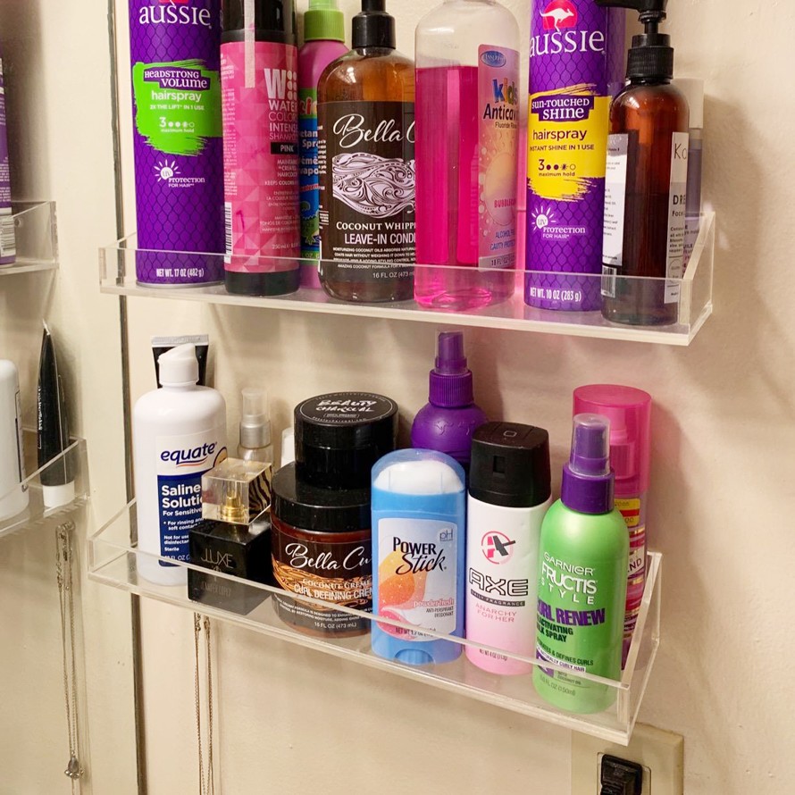 Acrylic Bathroom Shelf