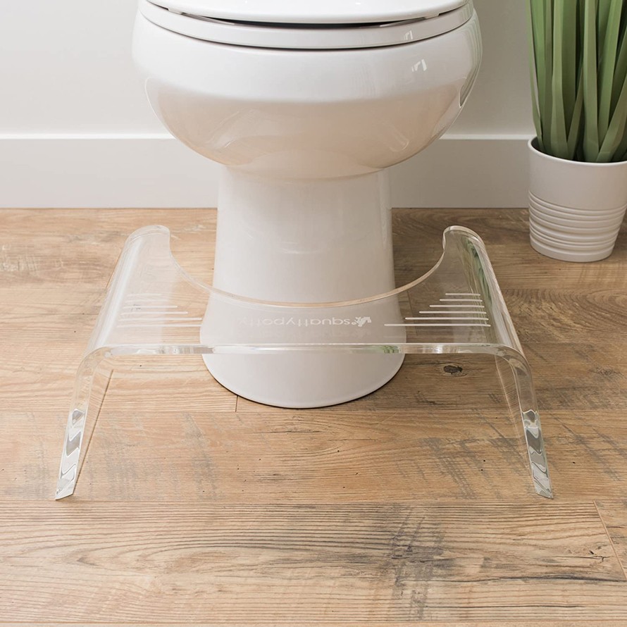 Squatty Potty Slim Ghost 7 Acrylic Toilet Stool