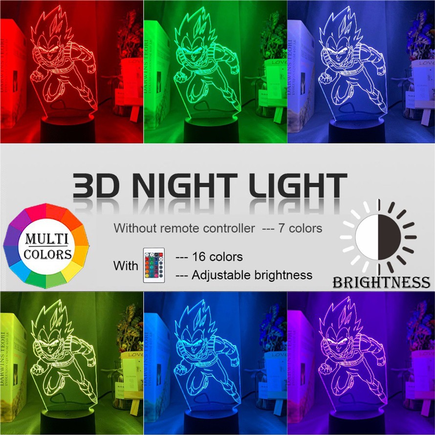 Dragon Ball 3D Night Light for Kids