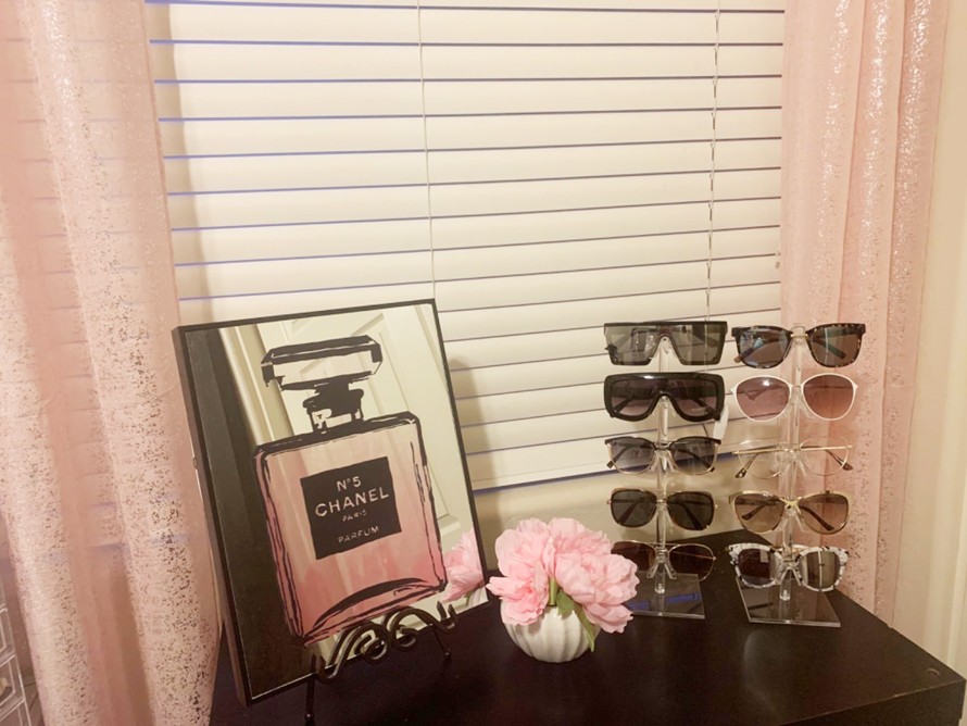 Acrylic Eyeglasses Frame Riser Sunglasses Rack Holder