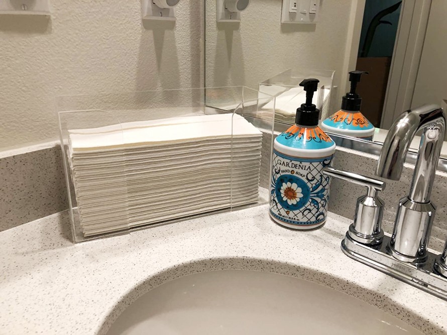 Acrylic Tissue Box Holder - Paper Towel Dispenser