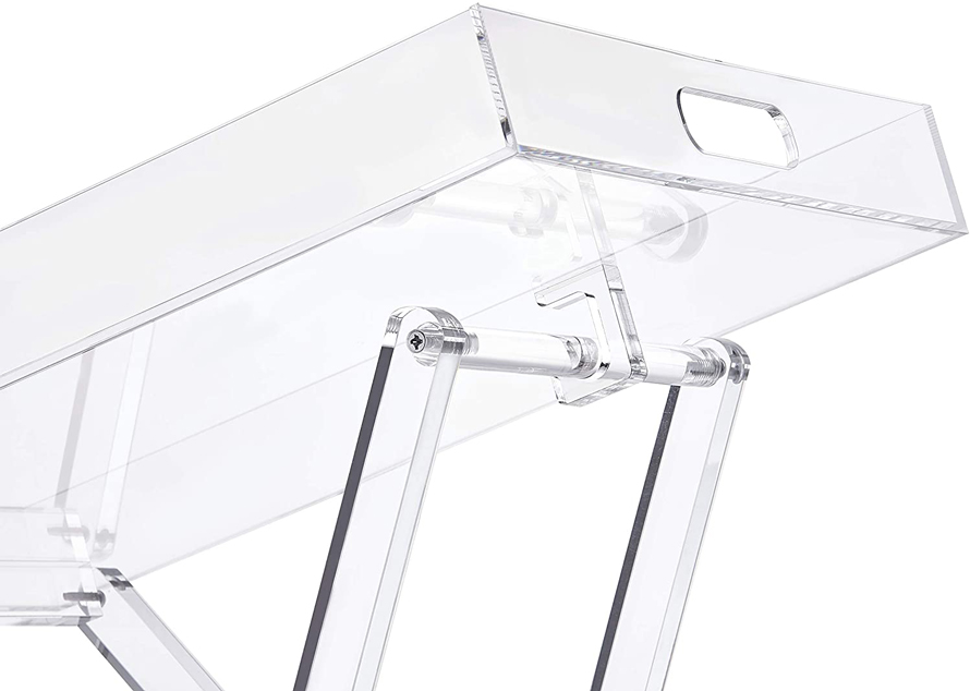 Acrylic Folding Tray Table