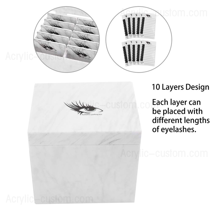 10 Layers Eyelash Acrylic Storage Box